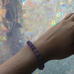 Amethyst Beaded Bracelet